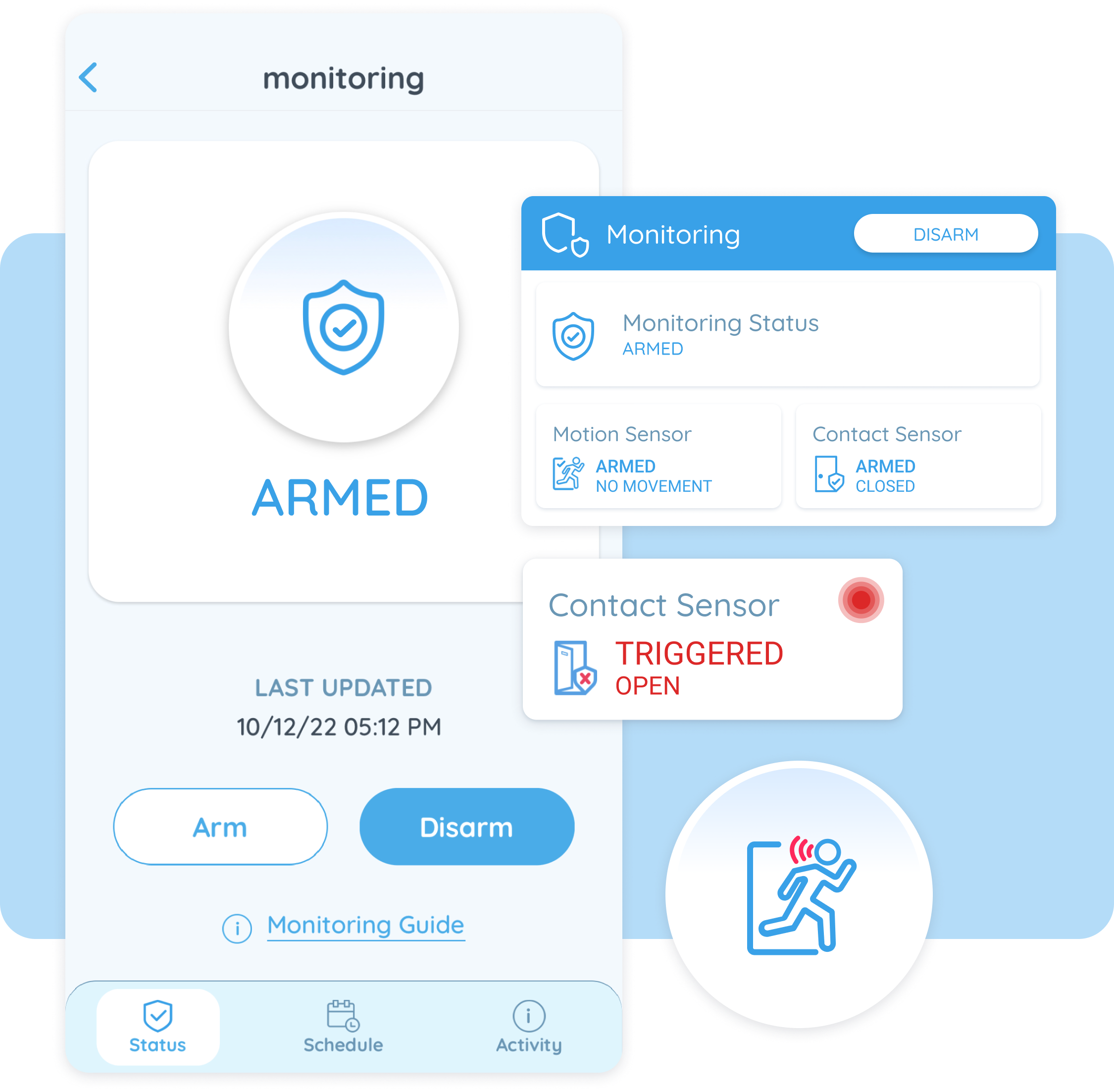 smart home security monitoring