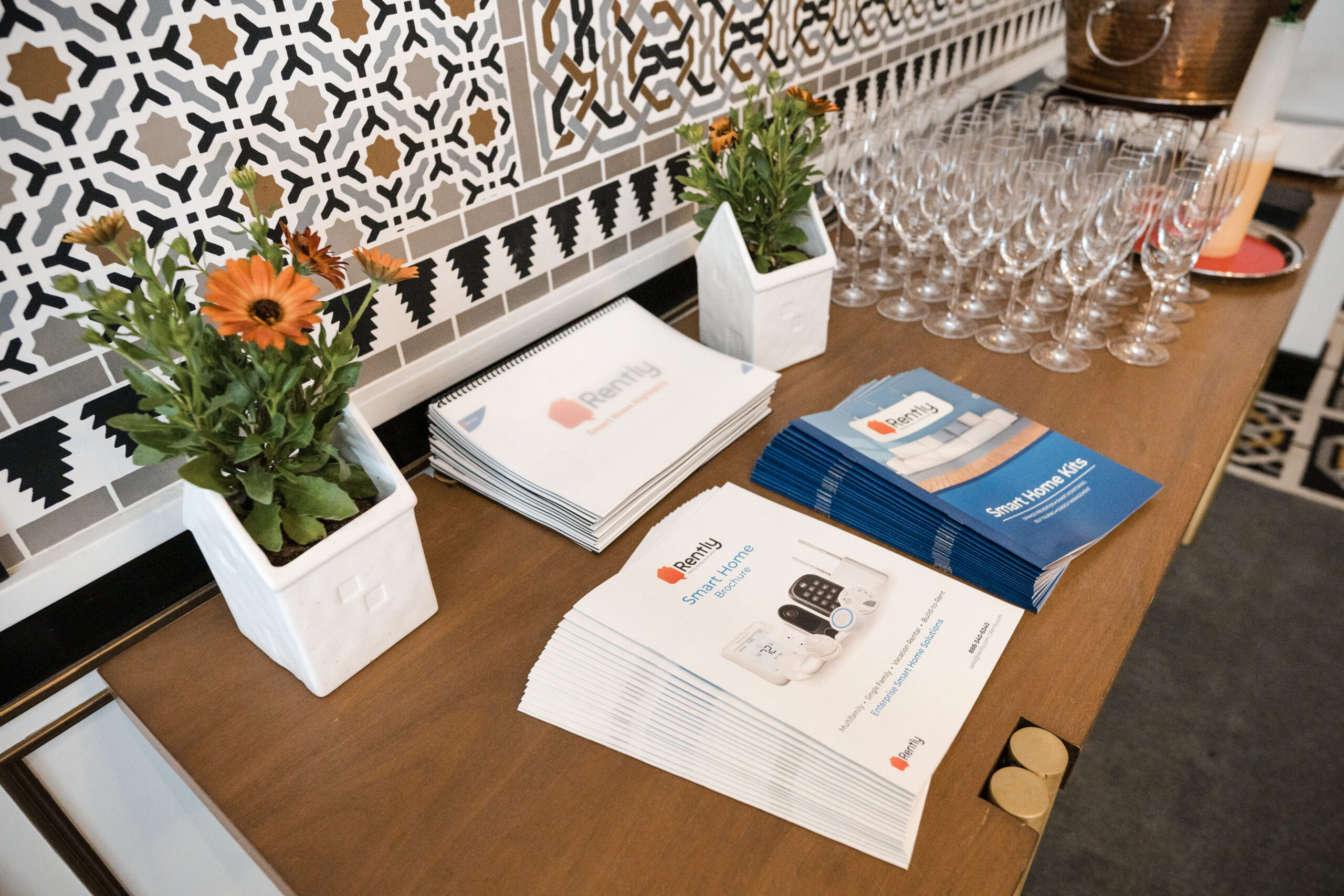 Rently smart home brochure and smart home kits brochure