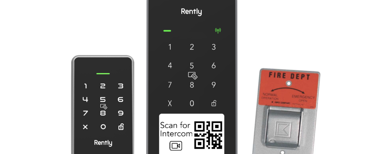 Rently's Access Panel and Access Panel with Intercom solutions for streamlined Emergency Response