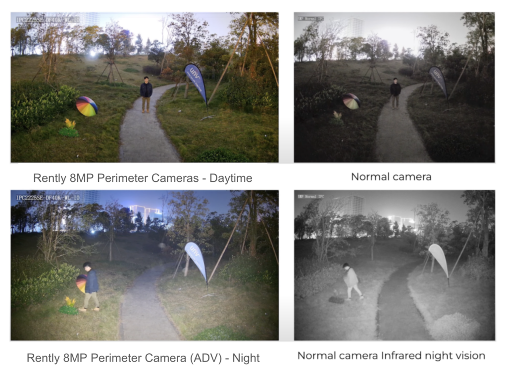 Color image comparison for security cameras