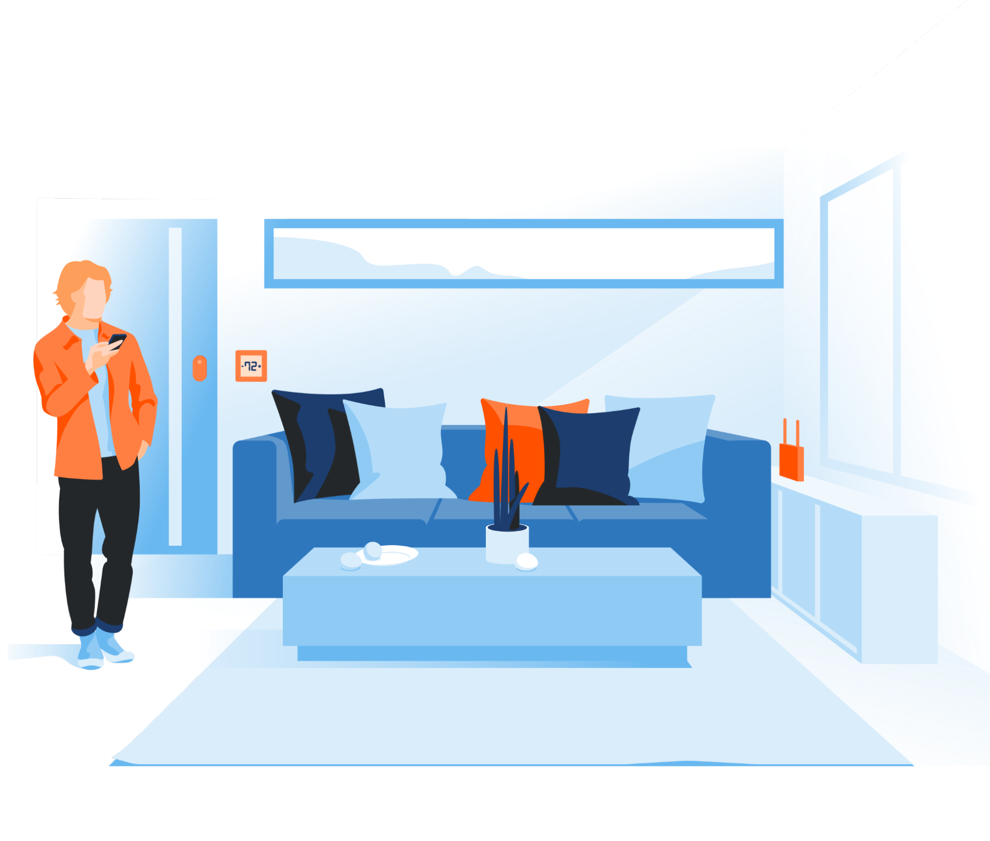 man gains access to multifamily home during a self guided tour
