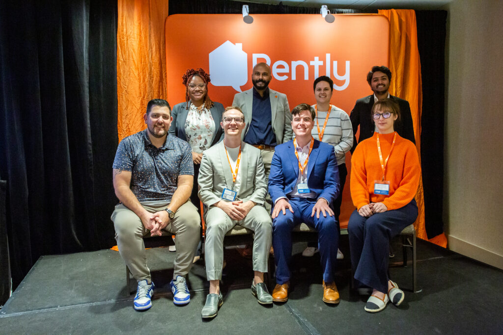The Rently team on stage at the second annual Security Symposium