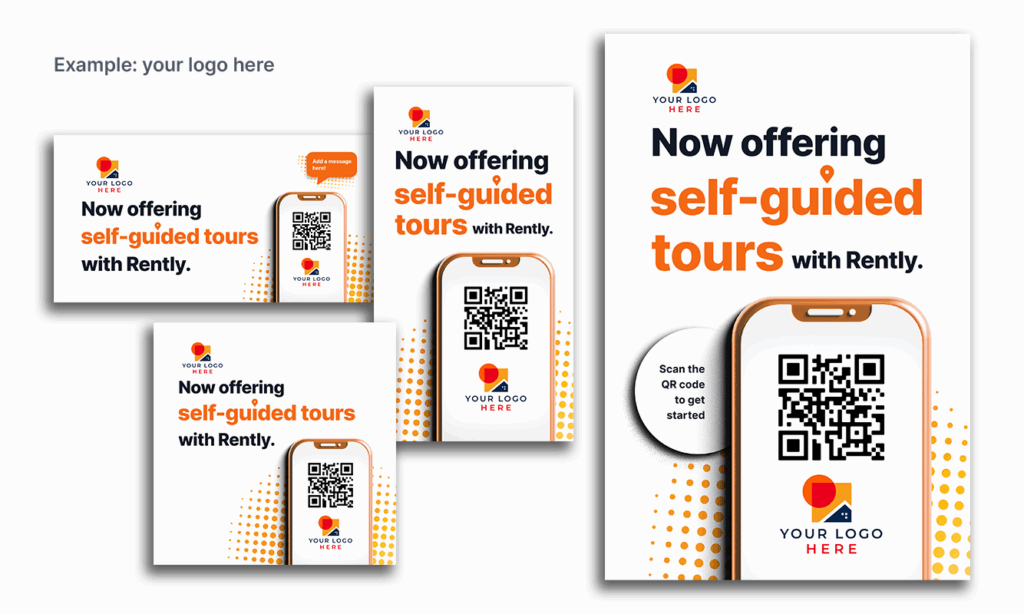 self-guided tour social media post templates