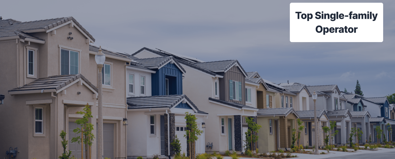 Top Single Family Operator Community