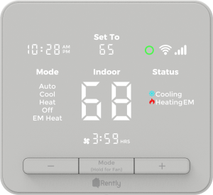 Rently smart hub pro. Smart thermostat hub combination.