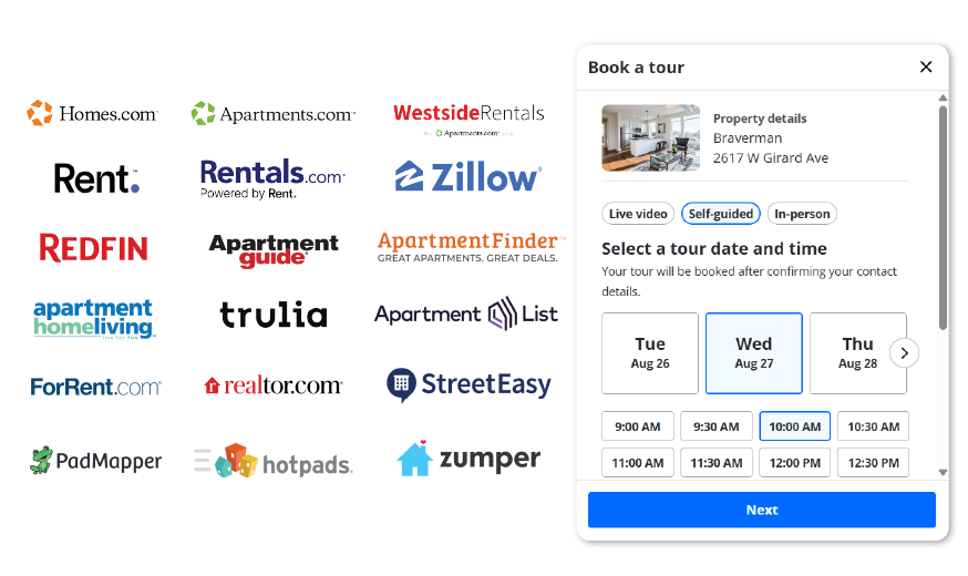 Rently ILS syndication partners