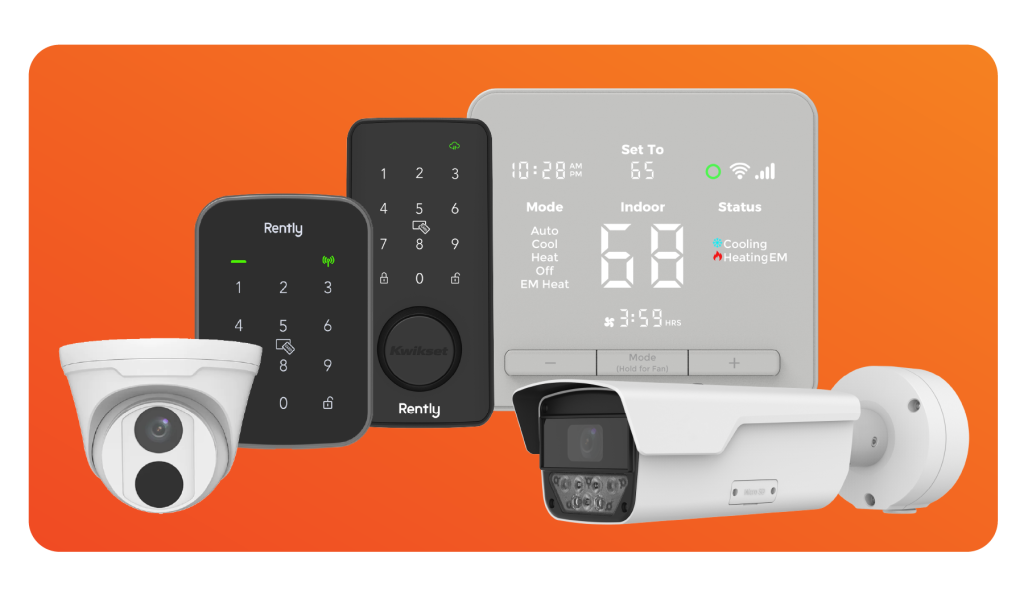 Rently's 2025 product releases - access panel pro, smart hub pro, smart bolt elite, security cameras