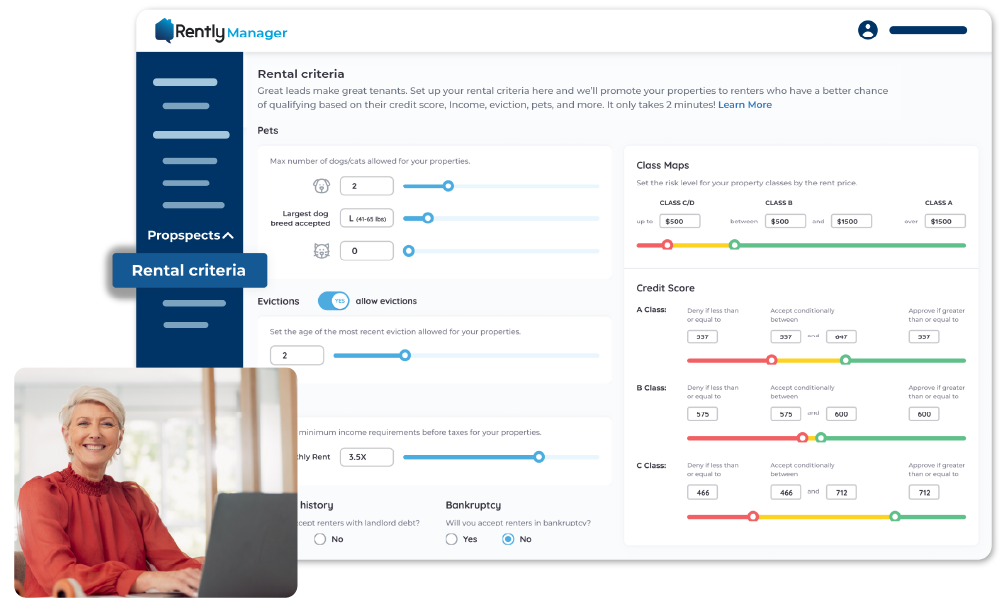 verified renter rental criteria