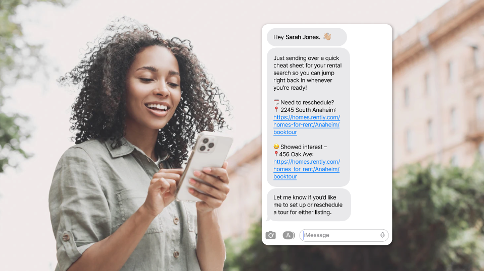 AI agent responds with personalized follow ups